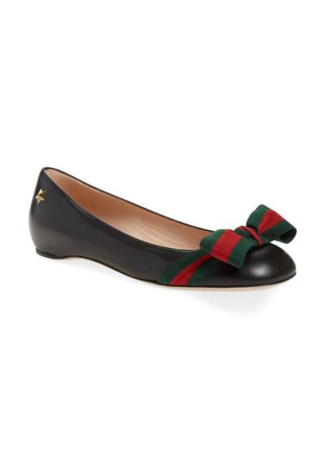 gucci ballet flats bow|gucci ballet flats sale.